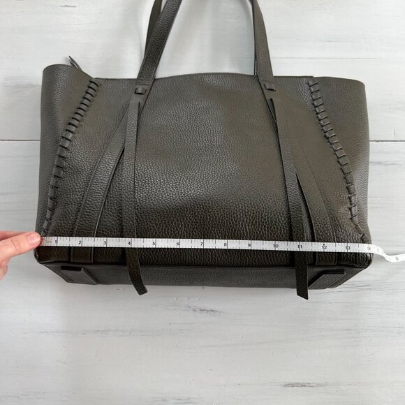 All Saints Ray East West Leather Tote WB092M in Musk Brown - Picture 15 of 16